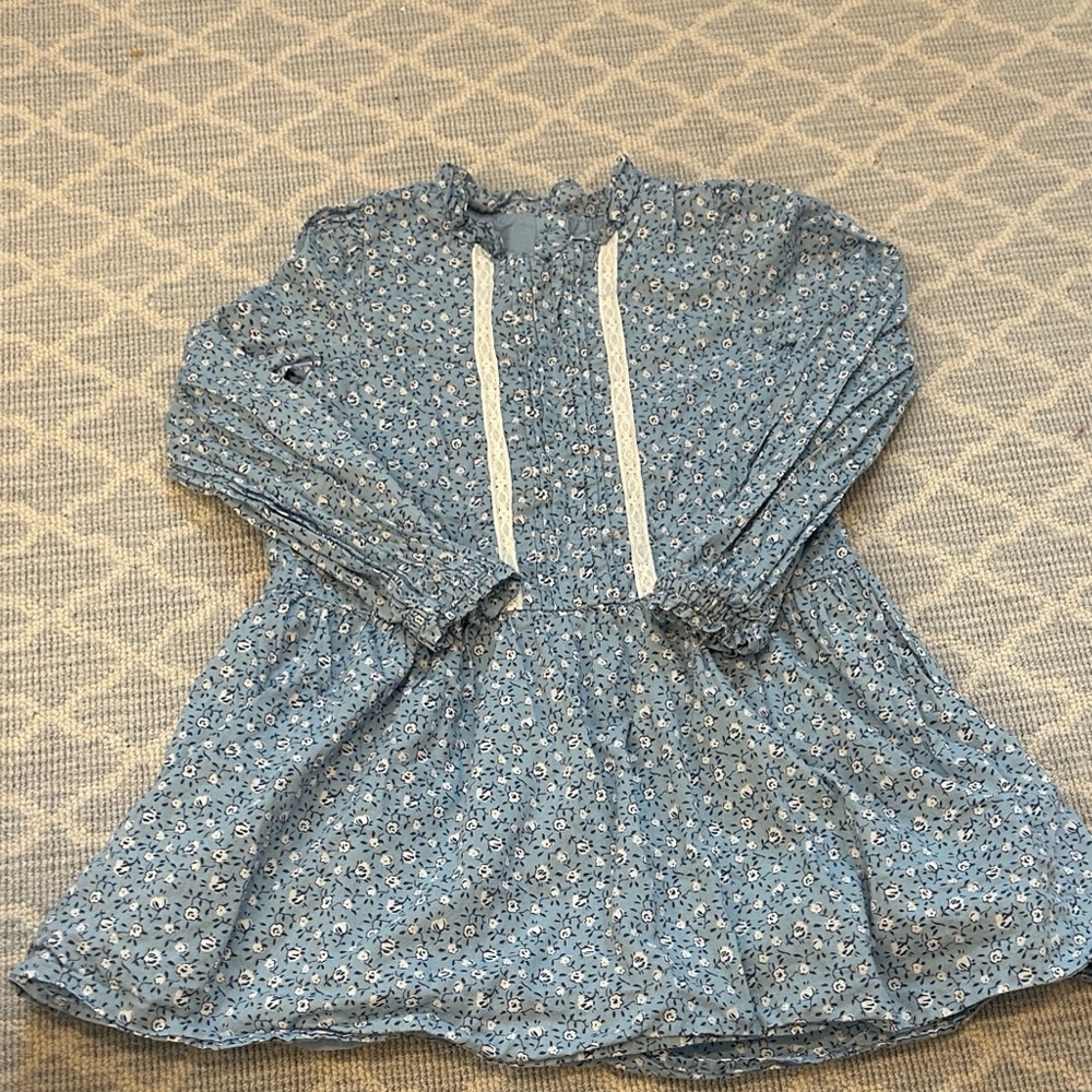 Janie and Jack Blue Floral Dress